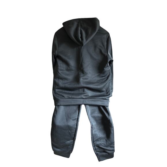 2pc. Fleece Hoodie & Sweatpants, Black, Metallic "Gamers", Boys Teen Size 16Y - Picture 2 of 10